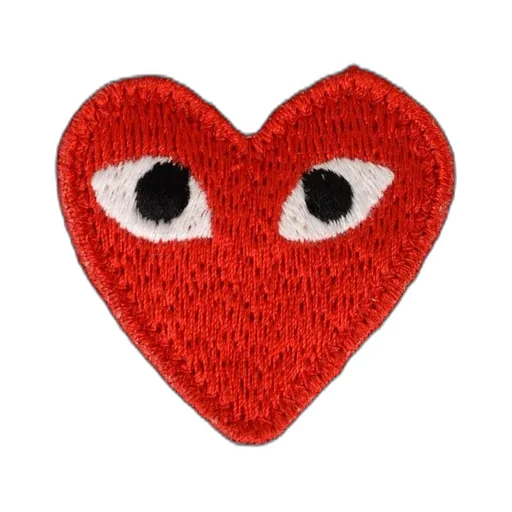 Comme Des GarÇOns Play Heart Embroidered Drawstring Hoodie