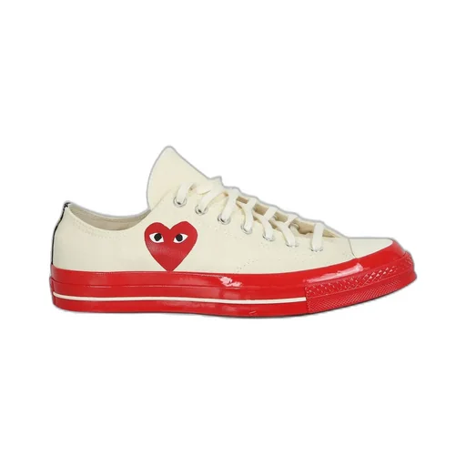 Comme Des GarÇOns Play X Converse Chuck 70 Lace-Up Sneakers