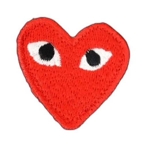 Comme Des GarÇOns Play Heart Logo Patch Crewneck T-Shirt