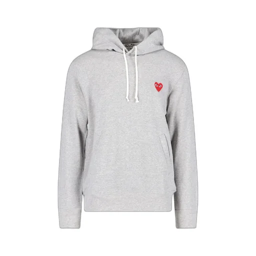 Comme Des GarÇOns Play Heart Patch Hoodie