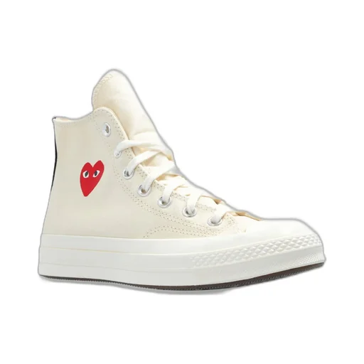 Comme Des Garcons Play X Converse Single Heart Chuck 70 Sneakers