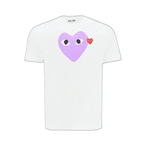 Comme Des GarÇOns Play Heart Print Crewneck T-Shirt