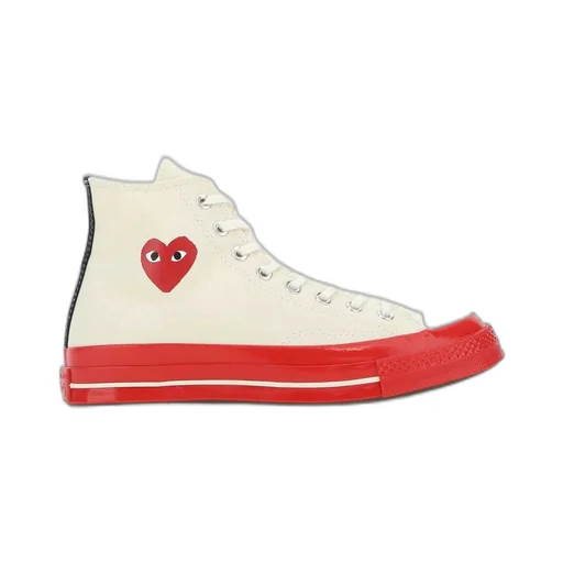 Comme Des GarÇOns Play X Converse Chuck 70 Lace-Up Sneakers