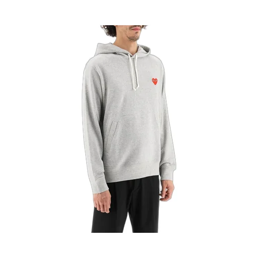 Comme Des GarÇOns Play Heart Patch Hoodie