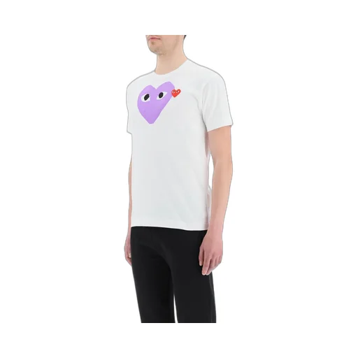 Comme Des GarÇOns Play Heart Print Crewneck T-Shirt