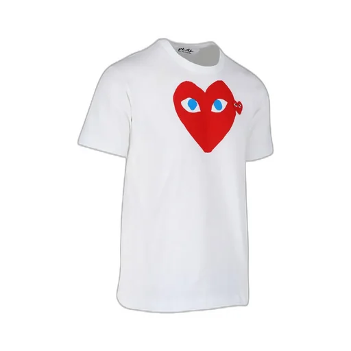 Comme Des GarÇOns Play Heart Printed Crewneck T-Shirt