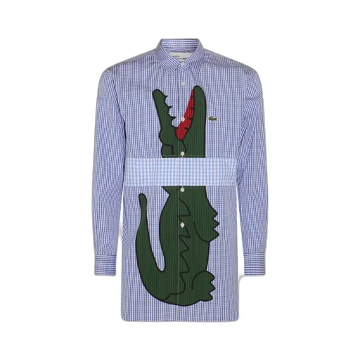 Comme Des GarÇOns Shirt X Lacoste Striped Shirt