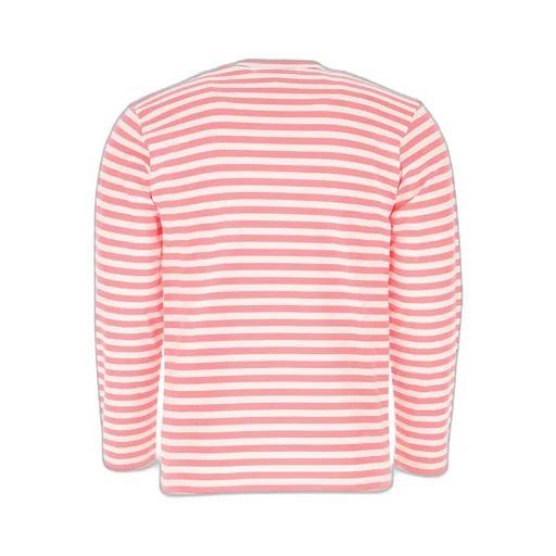 Comme Des GarÇOns Play Striped Long-Sleeved T-Shirt