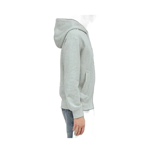 Comme Des GarÇOns Play Heart Logo Patch Zip-Up Hoodie