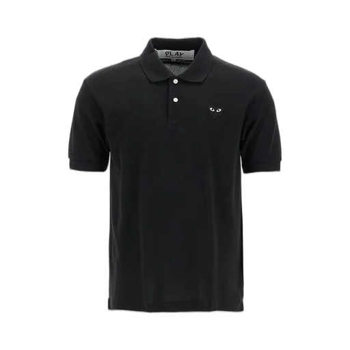 Comme Des GarÇOns Play Logo-Appliqué Short-Sleeved Polo Shirt