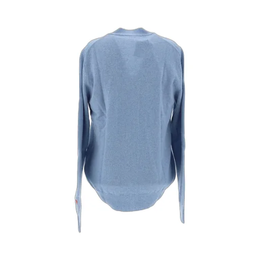 Comme Des GarÇOns Play Logo Embroidered Buttoned Cardigan