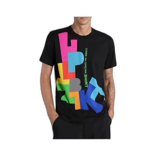 Comme Des GarÇOns Shirt Graphic Printed Crewnewck T-Shirt