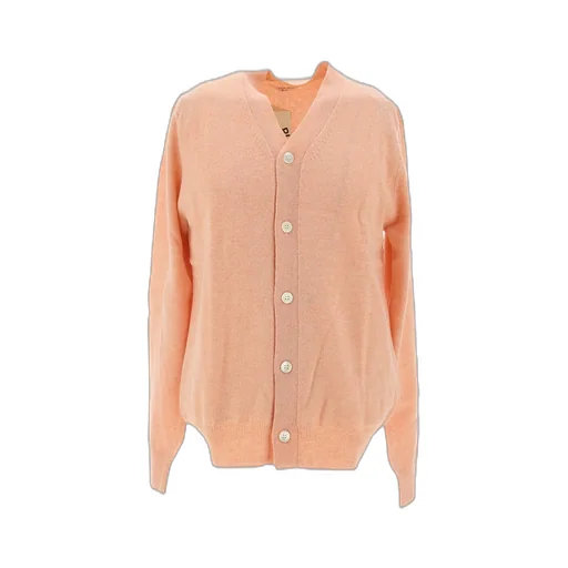 Comme Des GarÇOns Play Logo Embroidered Buttoned Cardigan