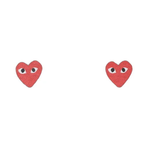 Comme Des GarÇOns Play Triple Hearts Crewneck T-Shirt