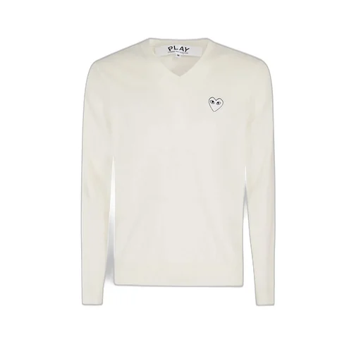 Comme Des GarÇOns Play Hear Patch Knitted Jumper