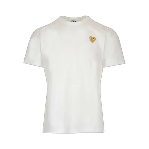 Comme Des GarÇOns Play Logo Embroidered Crewneck T-Shirt