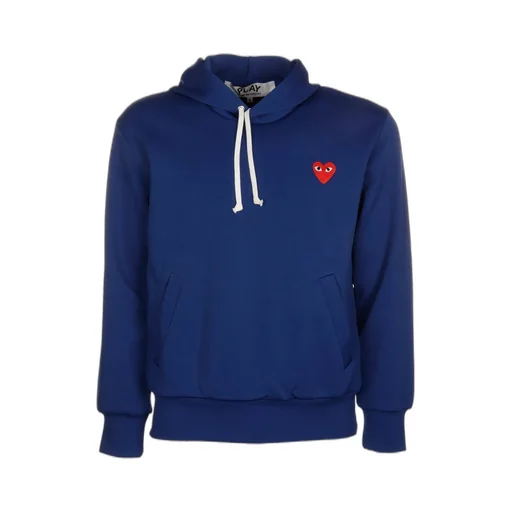 Comme Des GarÇOns Play Heart Logo Embroidered Drawstring Hoodie