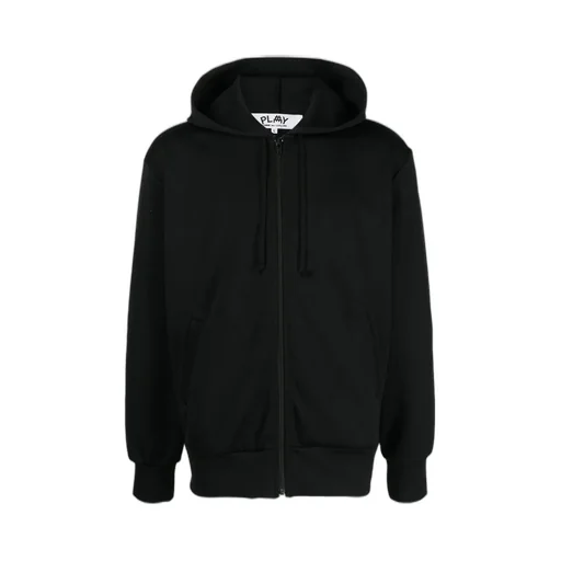 Comme Des GarÇOns Play X Invader Zipped Drawstring Hoodie