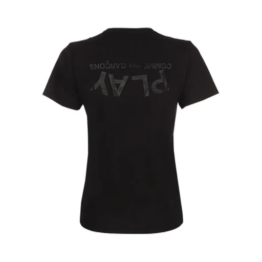 Comme Des GarÇOns Play Logo Printed Crewneck T-Shirt