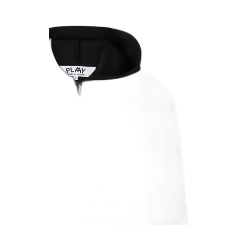Comme Des GarÇOns Play X Invader Zipped Drawstring Hoodie