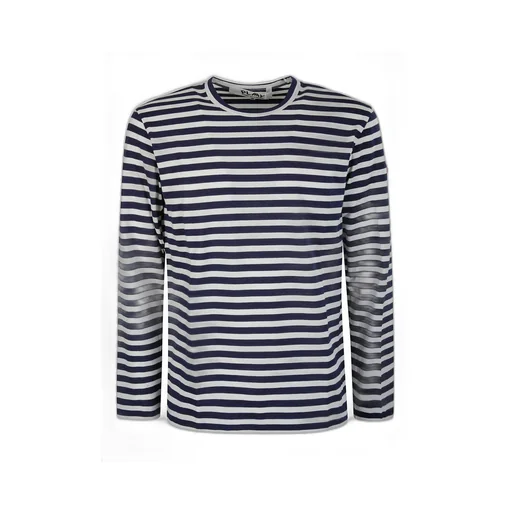 Comme Des GarÇOns Play Striped Long-Sleeved T-Shirt