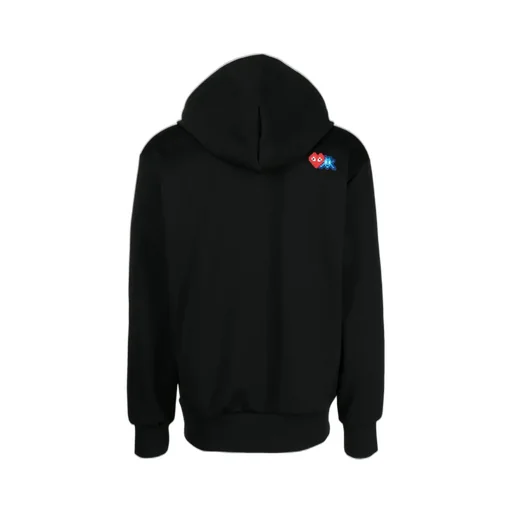 Comme Des GarÇOns Play X Invader Zipped Drawstring Hoodie