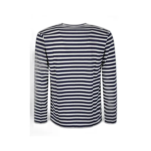 Comme Des GarÇOns Play Striped Long-Sleeved T-Shirt
