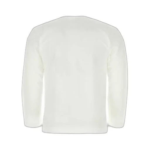 Comme Des GarÇOns Play Overlapping Hearts Logo Embroidered Long-Sleeved T-Shirt