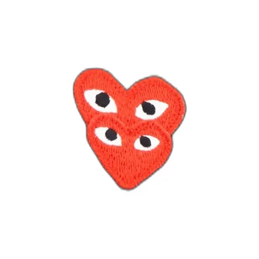 Comme Des GarÇOns Play Double Heart Crewneck T-Shirt