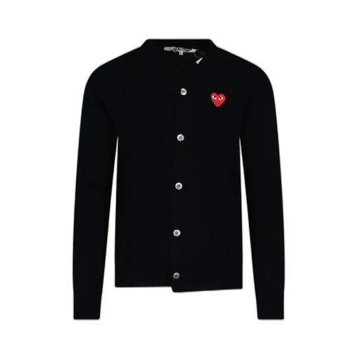 Comme Des GarÇOns Play Buttoned Long-Sleeved Cardigan