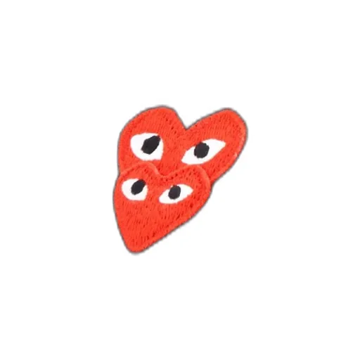 Comme Des GarÇOns Play Double Heart Crewneck T-Shirt