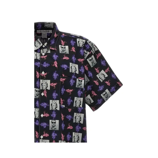 Comme Des GarÇOns Shirt Andy Warhol-Printed Poplin Shirt