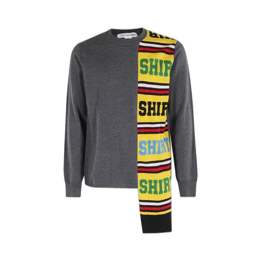 Comme Des GarÇOns Shirt Layered Knitted Jumper