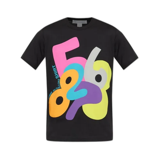 Comme Des GarÇOns Shirt Colorful Printed Crewneck T-Shirt