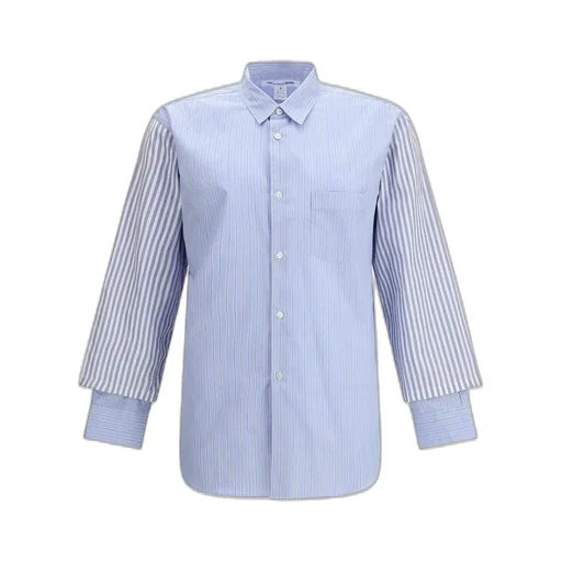 Comme Des GarÇOns Shirt Striped Layered Shirt