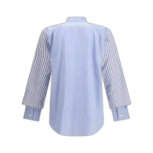 Comme Des GarÇOns Shirt Striped Layered Shirt