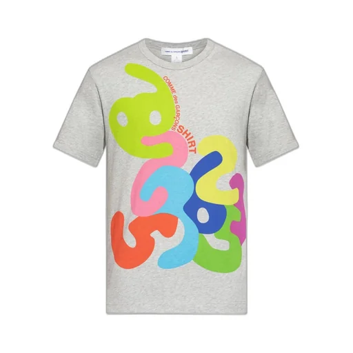 Comme Des GarÇOns Shirt Graphic Printed Crewneck T-Shirt