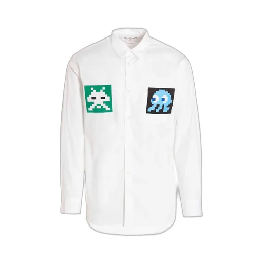Comme Des GarÇOns Shirt Graphic Printed Buttoned Shirt