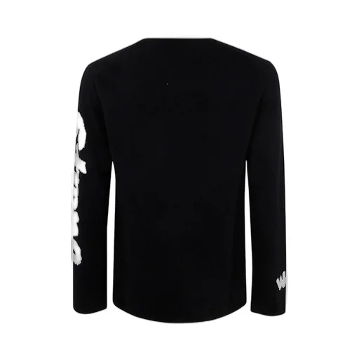 Comme Des GarÇOns Shirt Logo Intarsia-Knit Jumper