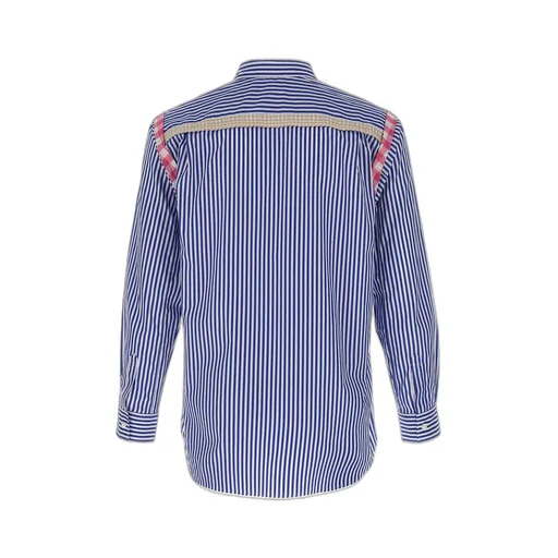 Comme Des GarÇOns Shirt Striped Long-Sleeved Shirt