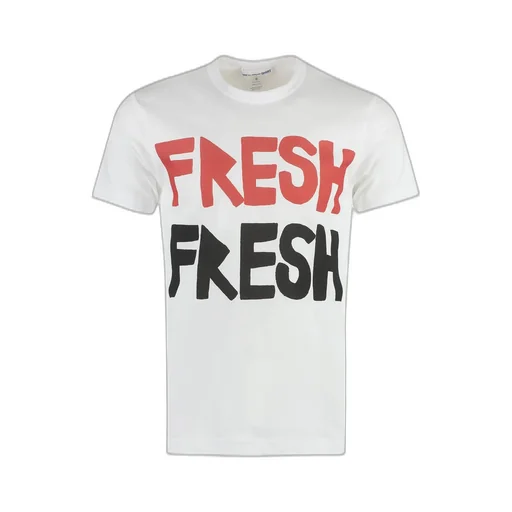 Comme Des GarÇOns Shirt Fresh Printed Crewneck T-Shirt