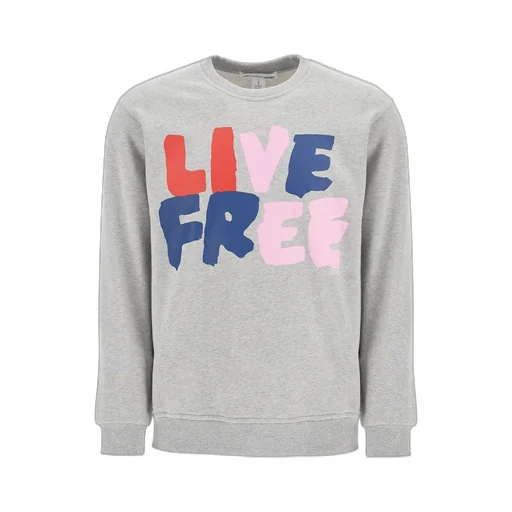 Comme Des Garcons Shirt Live Free Crewneck Sweatshirt