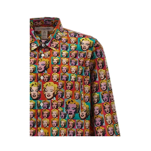 Comme Des GarÇOns Shirt Andy Warhol All-Over Printed Shirt