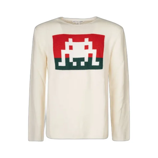 Comme Des GarÇOns Shirt Graphic Jacquard Crewneck Jumper