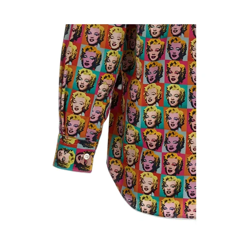 Comme Des GarÇOns Shirt Andy Warhol All-Over Printed Shirt