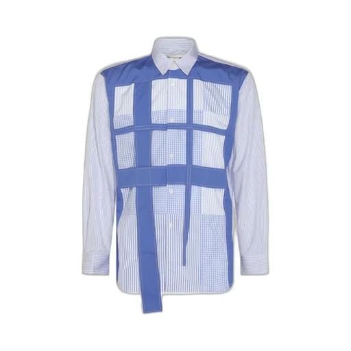 Comme Des Garcons Shirt Long-Sleeved Checked Shirt