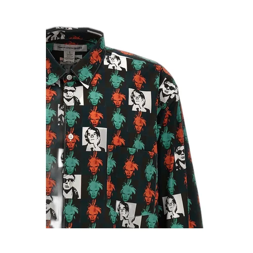Comme Des GarÇOns Shirt Andy Warhol All-Over Printed Shirt
