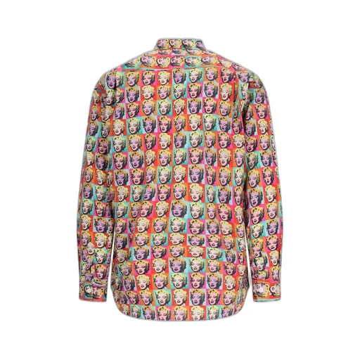 Comme Des GarÇOns Shirt Motif Printed Poplin Shirt
