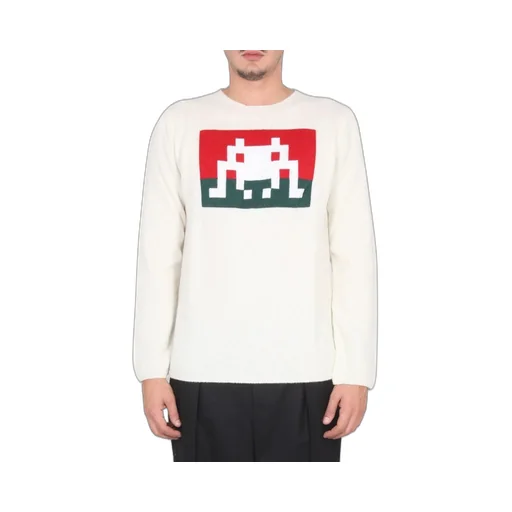 Comme Des GarÇOns Shirt Graphic Jacquard Crewneck Jumper