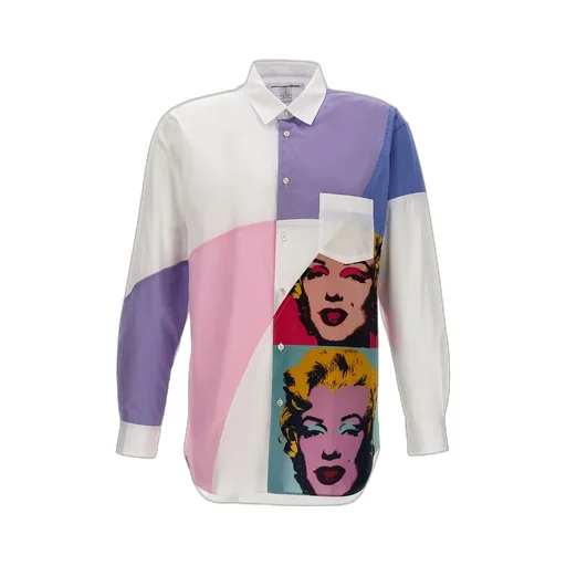 Comme Des GarÇOns Shirt Andy Warhol Printed Buttoned Shirt
